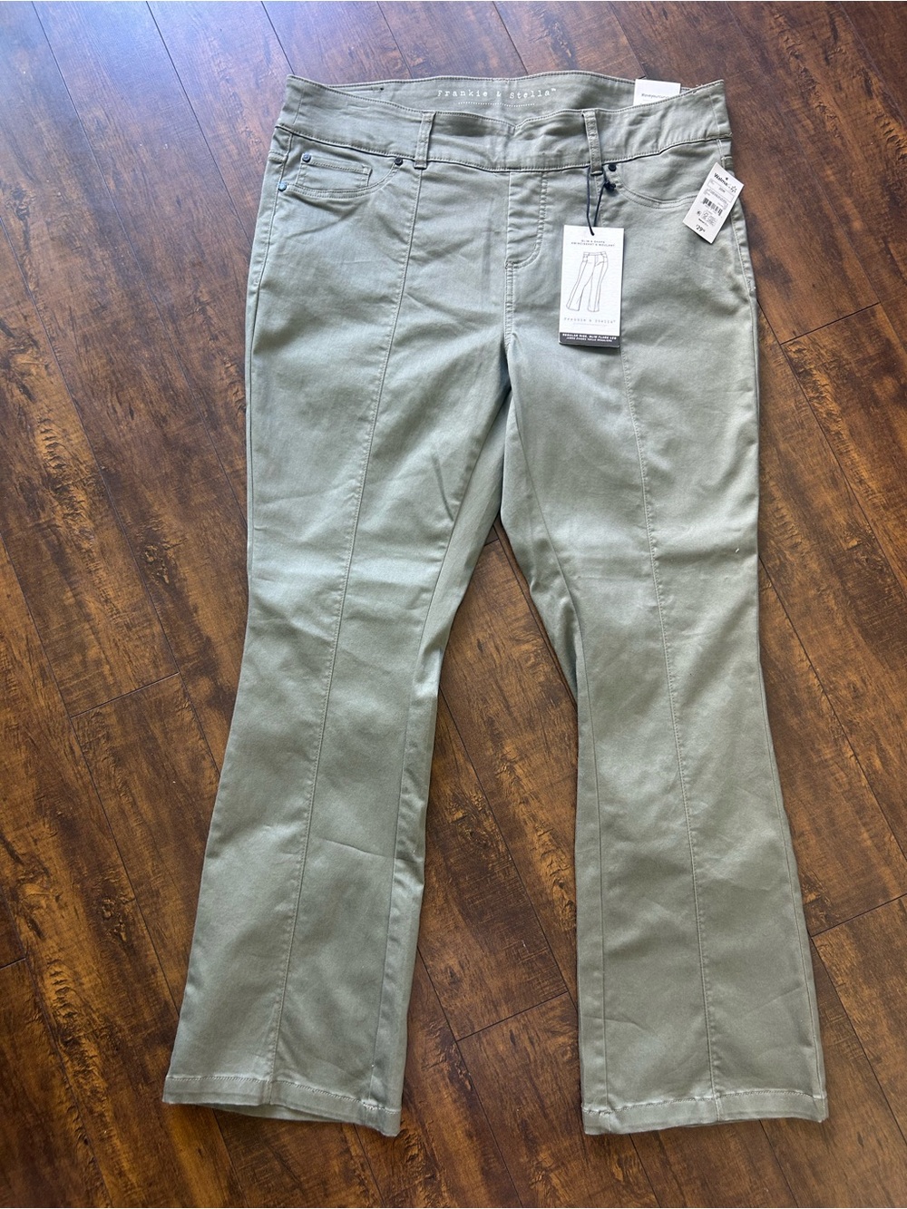 Olive Green Tailored Trousers